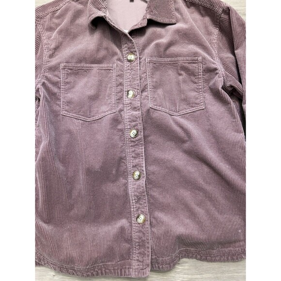 Madewell Shacket Women Pink Mauve Corduroy Kentwood Shirt-Jacket medium - Picture 4 of 8